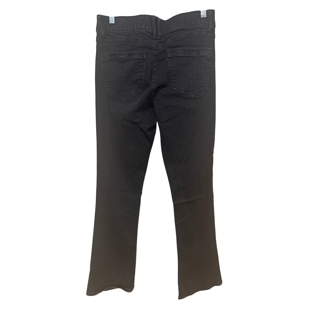 Democracy Itty Bitty Bootcut Jeans Black Ab-solution Stretch Denim Size 4 - Picture 3 of 8